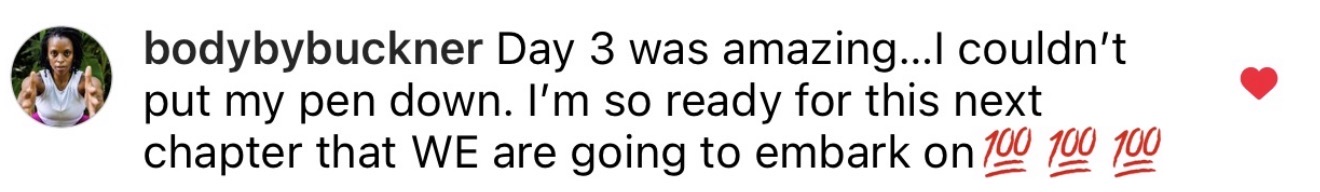 Challenge participant testimonial